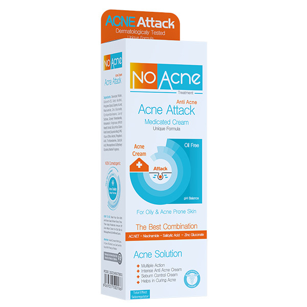 کرم ضد جوش نوآکنه مدل Attack حجم 50 میلی لیتر