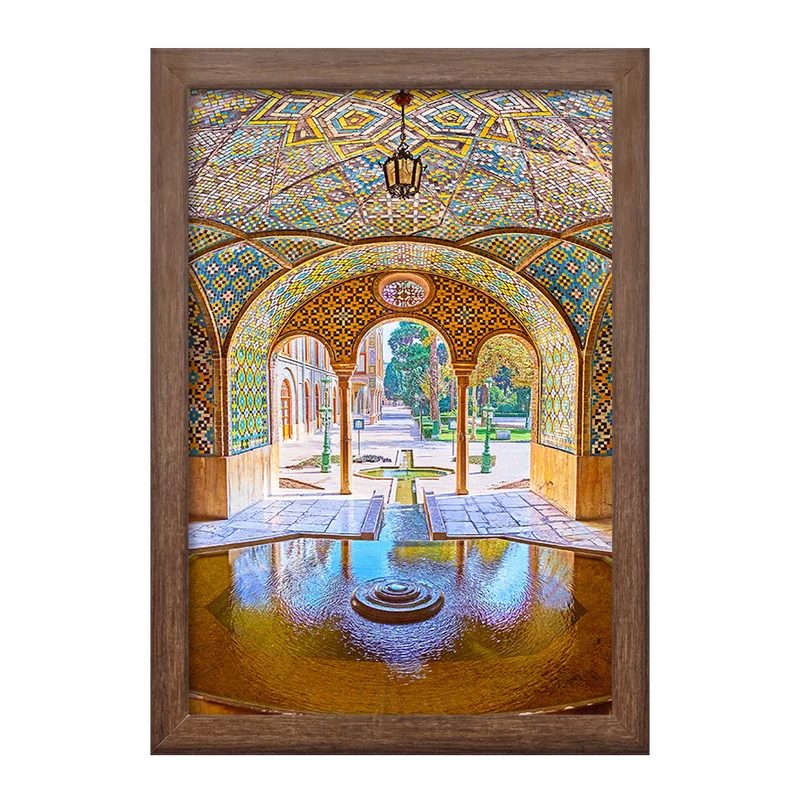 تابلو خندالو طرح کاخ گلستان تهران کد 37355