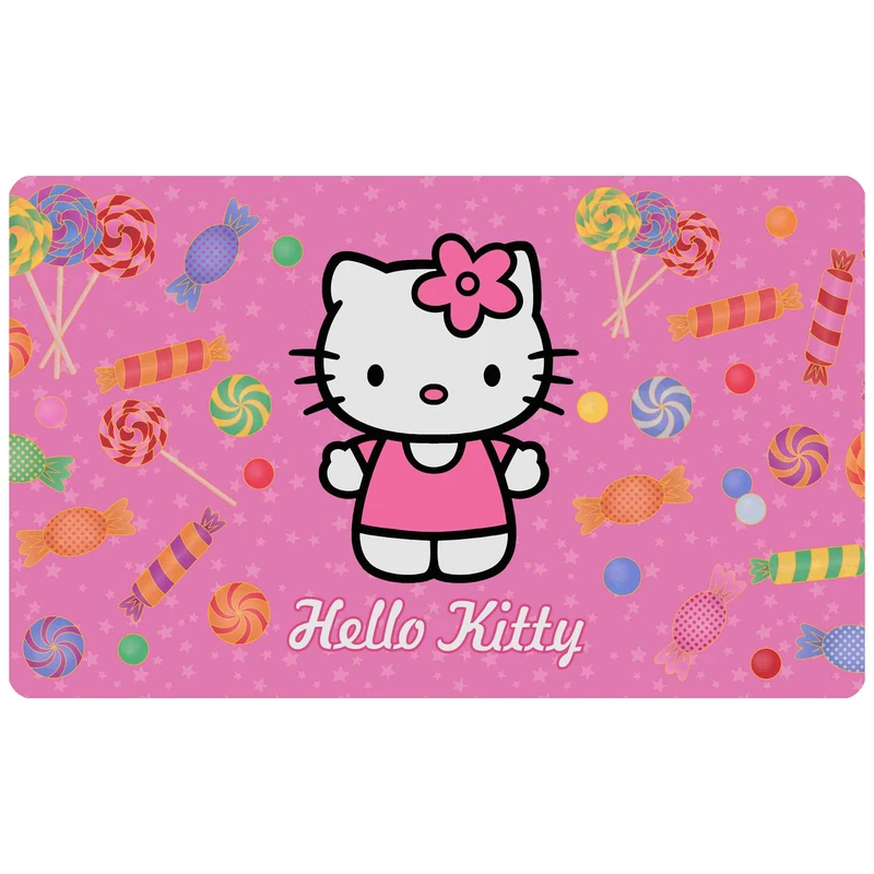 پادری مدل سه لایه طرح Kitty کد 1117 سایز 75x45 سانتی متر