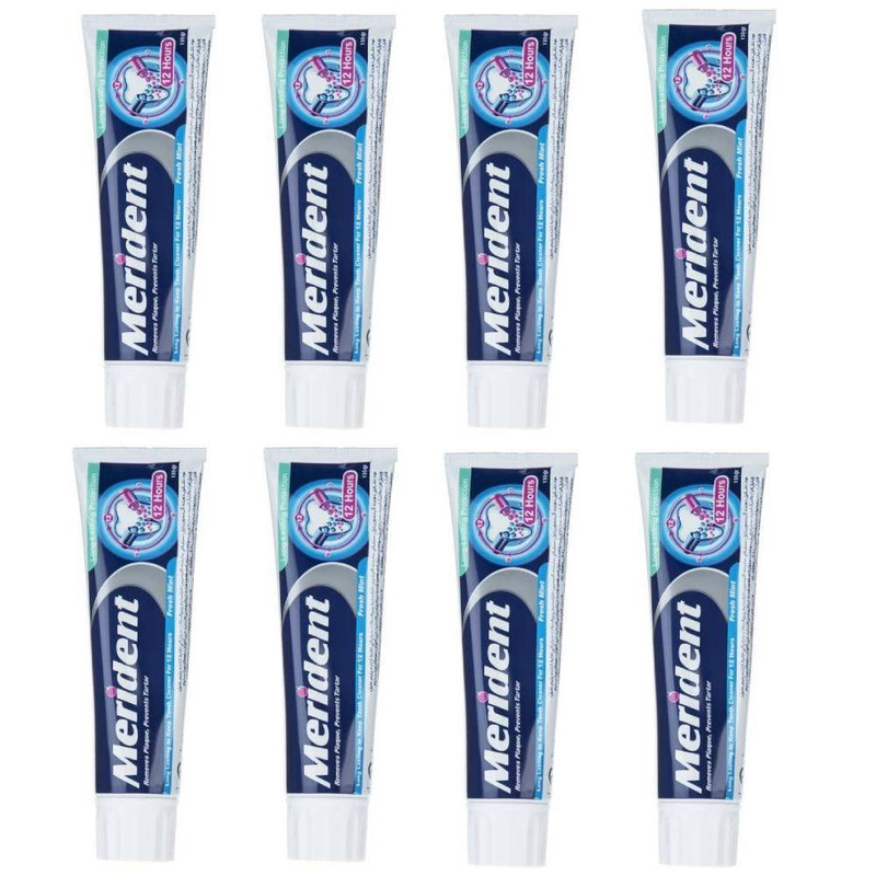 خمیر دندان مریدنت مدل Long lasting protection حجم 130 میلی لیتر بسته 8 عددی