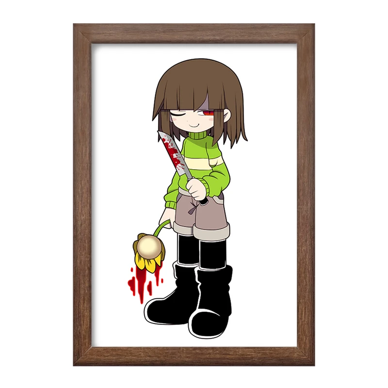 تابلو خندالو طرح بازی آندرتیل (Undertale) کد 31794