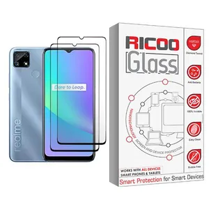 Ricoo Ricoo Glass MIX002 Screen Protector For Realme C25 Pack Of 2