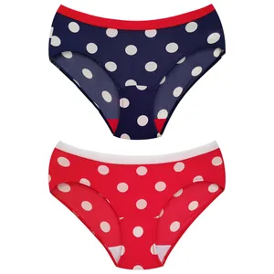 شورت زنانه ماییلدا مدل خال خالی کد 4093 بسته 2 عددی