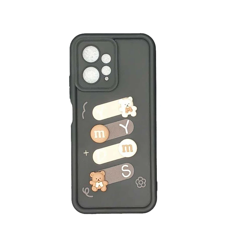 کاور مدل عروسک طرح برجسته مناسب برای گوشی موبایل شیایومی Redmi Note 12 4G