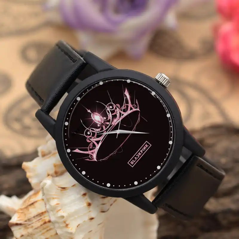 ساعت مچی عقربه ای ناکسیگو مدل شخصیت های بلک پینک کد LF14350