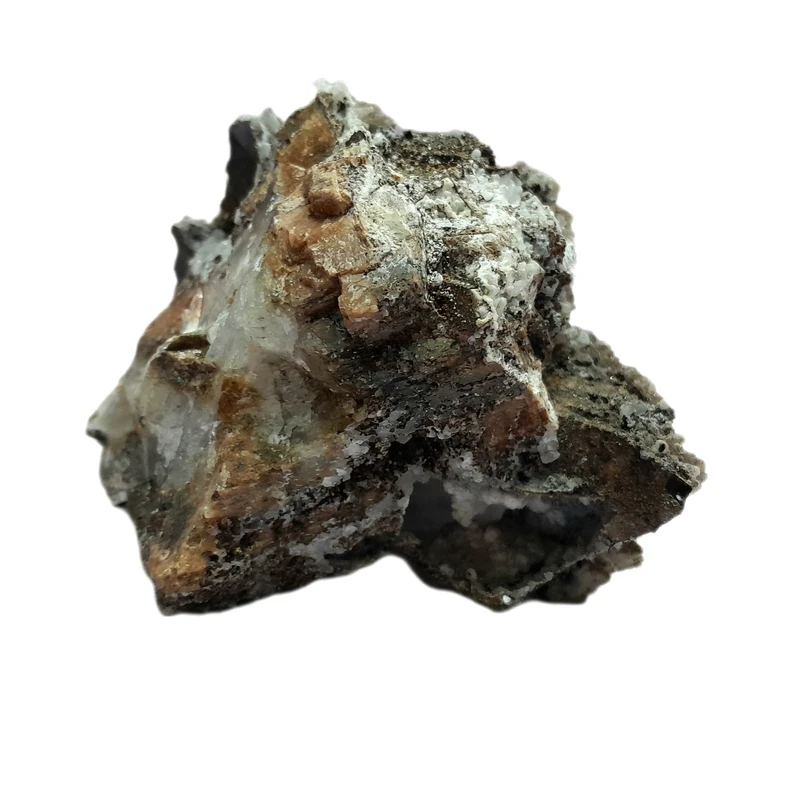 عکس شماره 4 : سنگ راف مدل کوارتز هم رشدی با کلسیت کد 413