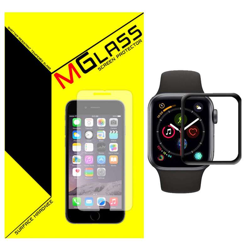 محافظ صفحه نمایش ام گلس مدل PMMA-01 مناسب برای اپل واچ 44 میلی متری