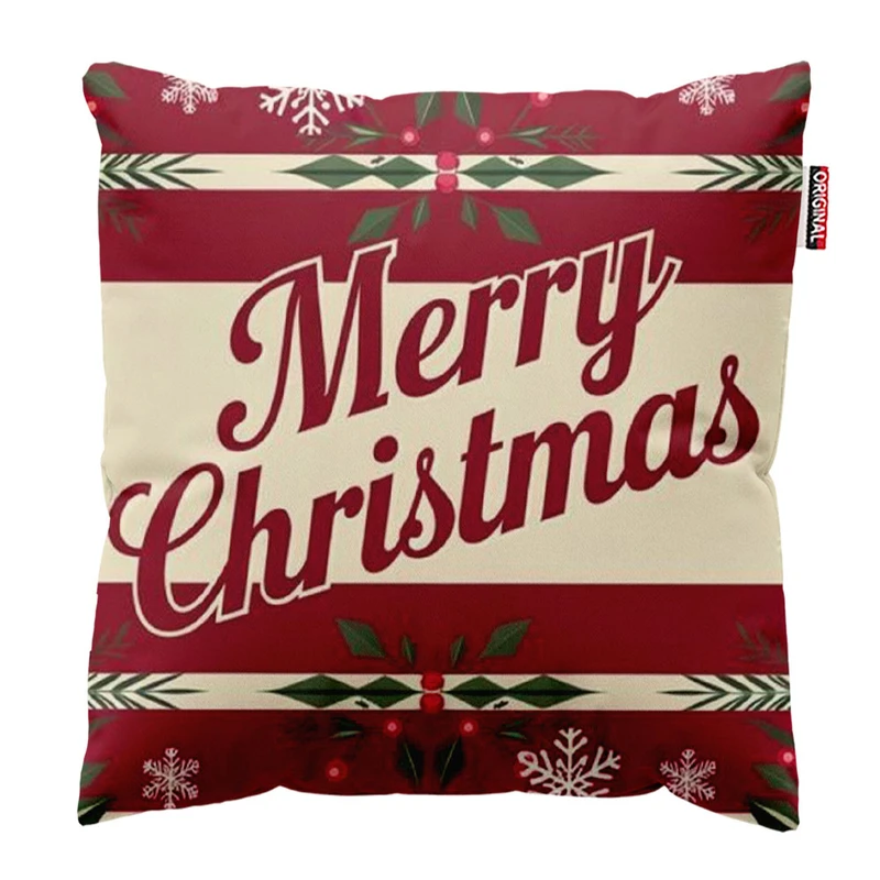 کوسن پاد آفرین طرح کریسمس کد 2593 سایز 30*30 سانتی متر