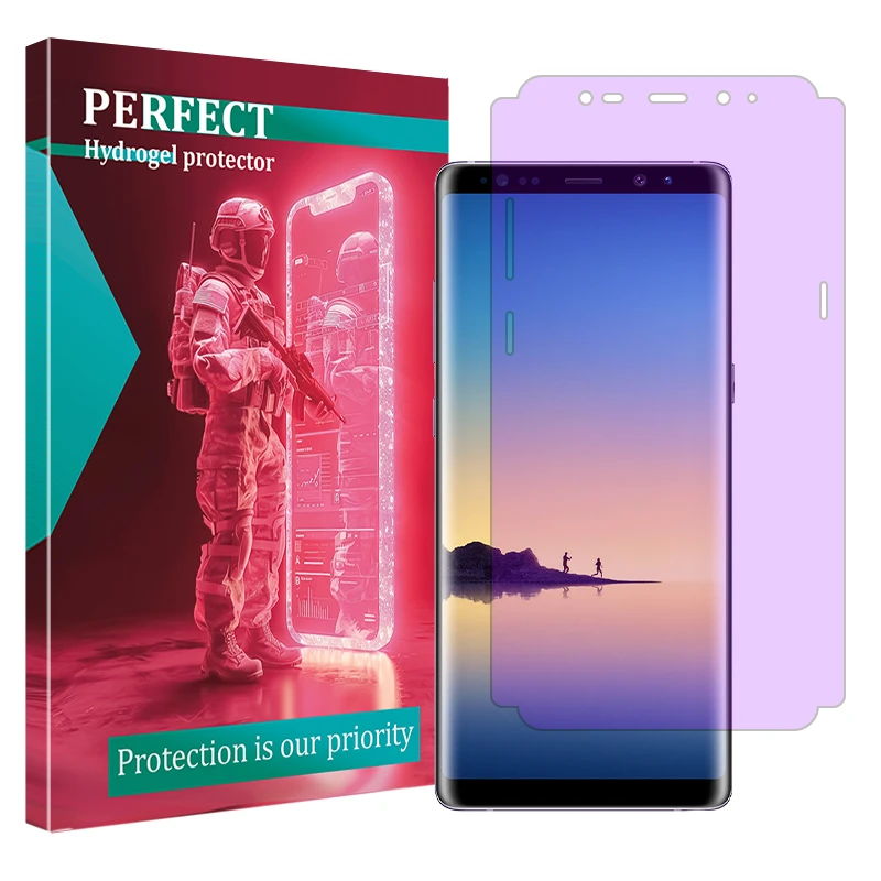 محافظ صفحه نمایش فیلتر بنفش پرفکت مدل Eye Care مناسب برای گوشی موبایل سامسونگ Galaxy Note9
