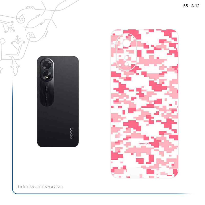برچسب پوششی ماهوت مدل Army_Pink_Pixel مناسب برای گوشی موبایل اپو A38