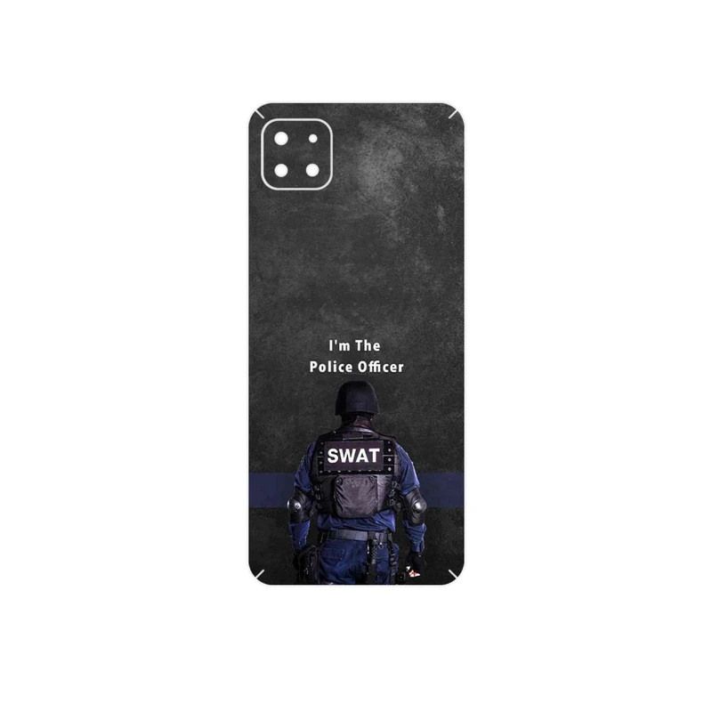 برچسب پوششی ماهوت مدل Police Officer مناسب برای گوشی موبایل سامسونگ Galaxy A22 5G