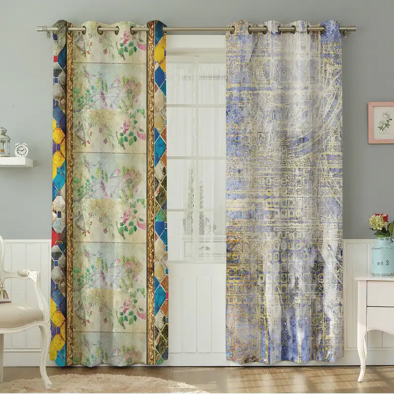 پرده نیروانا طرح مدرن مدل مخمل کد 4882سایز 140×280 سانتی متر