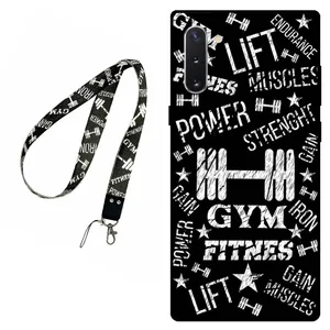 Megafone Gym 0010 Cover For Samsung Galaxy Note 10 Mobile Neckband