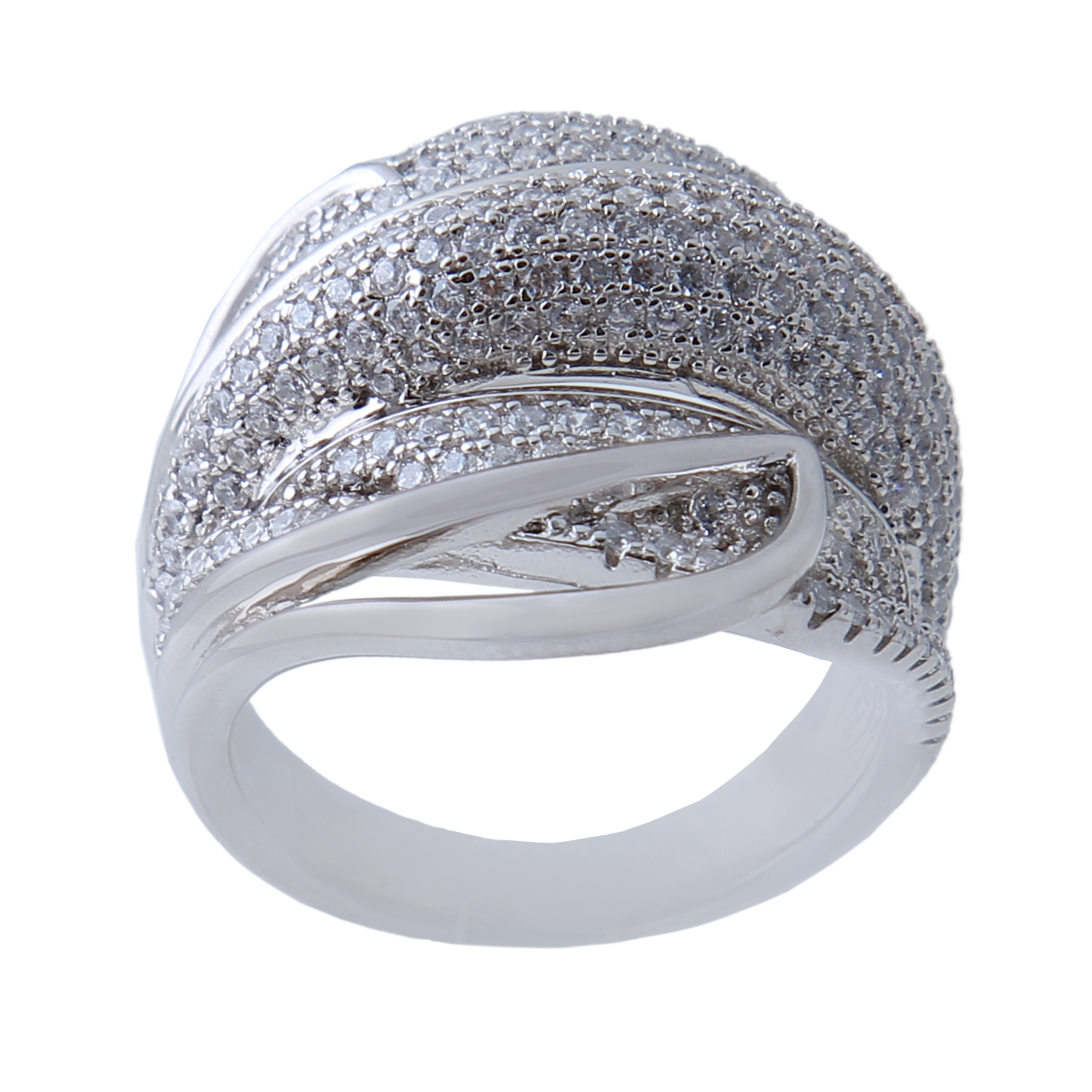   انگشتر نقره زنانه بازرگانی میلادی کد AWR_676