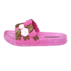 دمپایی دخترانه پنگوئن طرح گل کد 180