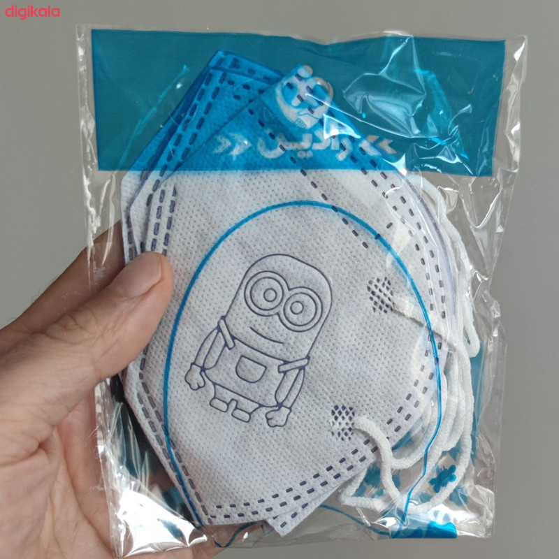 ماسک تنفسی کودک رادین مدل kn95-2 بسته 50 عددی