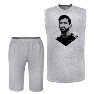 ست تاپ و شلوارک مردانه مدل مسی کد BA51 T