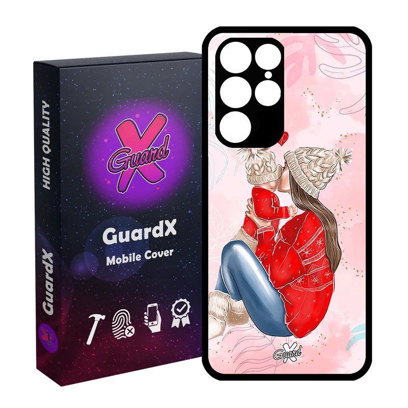 کاور گارد ایکس طرح دختر مدل Glass10335 مناسب برای گوشی موبایل سامسونگ Galaxy S22 Ultra