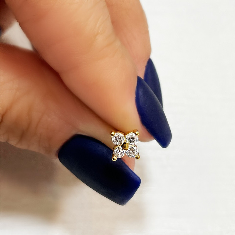 پیرسینگ گوش زنانه اقلیمه مدل HS135 پیرسینگ گوش زنانه اقلیمه مدل HS135