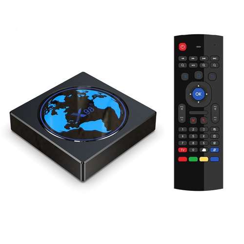 اندروید باکس ایکس 98 مدل 4/64 GB به همراه ریموت کنترل ایرماوس MX3