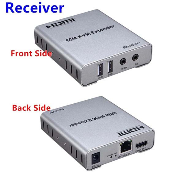 توسعه دهنده تصویر KVM HDMI مدل m-60 بسته دو عددی