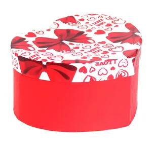 جعبه هدیه طرح قلب پاپيون دار