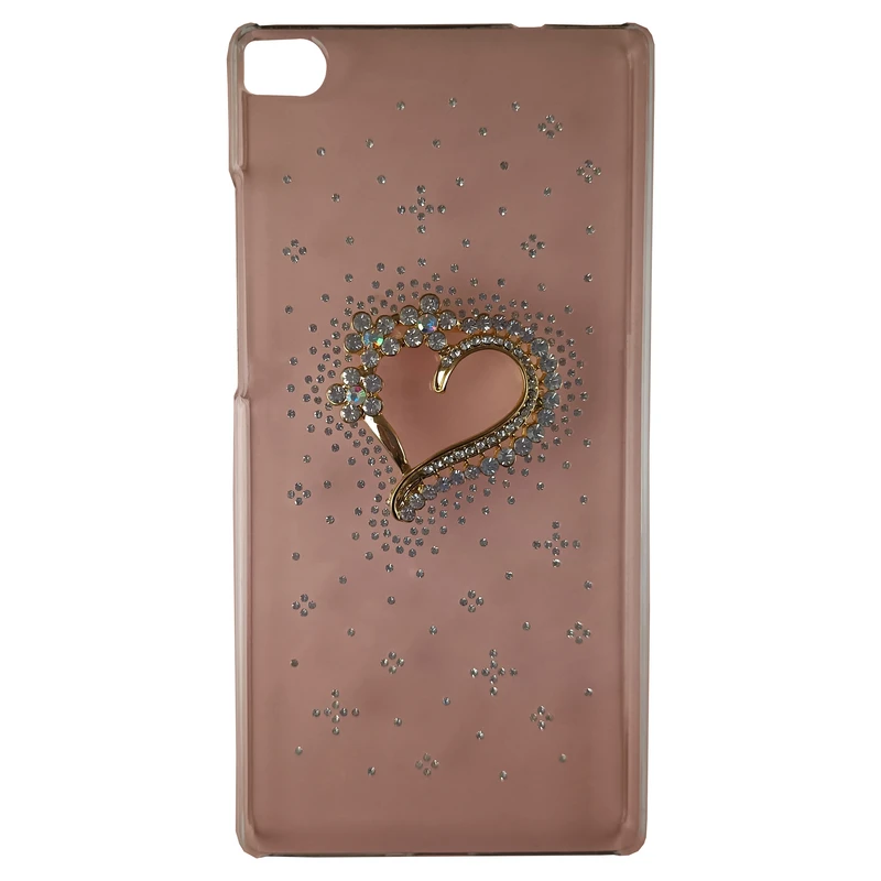 کاور مدل Clear PC کد 4-0 طرح قلب مناسب برای گوشی موبایل هوآوی P8