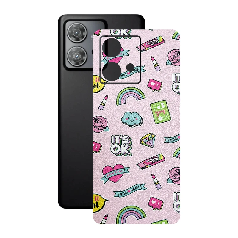 برچسب پوششی ریمکس مدل Leth طرح دخترانه مناسب برای گوشی موبایل موتورولا Edge 40 Neo