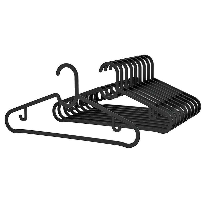 چوب لباسی ایکیا مدل SPRUTTIG کد 16931 بسته 10 عددی
