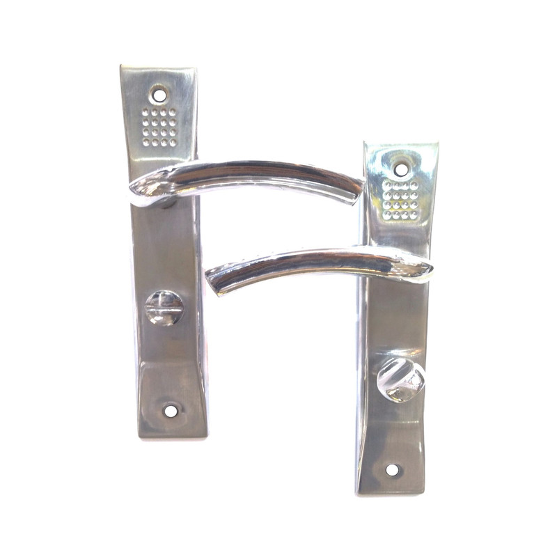 دستگیره در مدل خالدار سرویس راست بازشو کد 602 مجموعه دو عددی