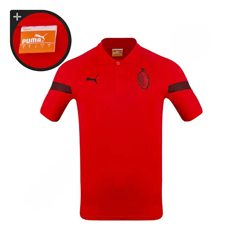 ست پولوشرت و شلوار ورزشی مردانه مدل فوتبال هتلی آث میلان NK-8110