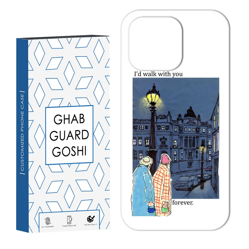 کاور قاب گارد گوشی طرح خیابان کد Dimo-669 مناسب برای گوشی موبایل اپل IPHONE 13 PRO