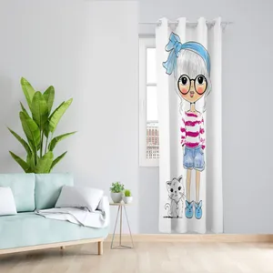 پرده مدل دختر مخمل پانچی کد 4138 سایز 140x280 سانتی متر