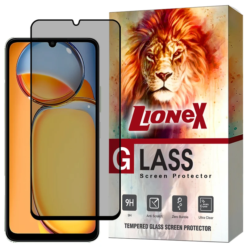 محافظ صفحه نمایش حریم شخصی لایونکس مدل PRIL30 مناسب برای گوشی موبایل شیائومی Redmi 13C 4G / Redmi 13C 5G / Redmi 13R / Poco C65