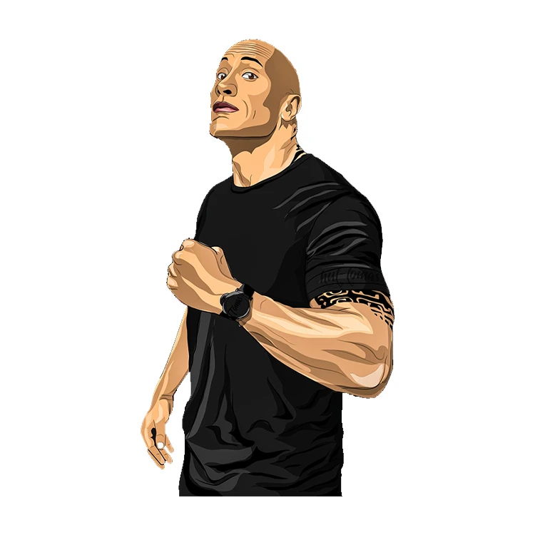 استیکر پارچه و لباس پاد آفرین مدل داوین جانسون کد 2082