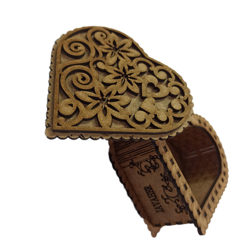 جعبه هدیه مدل اسلیمی قلبی