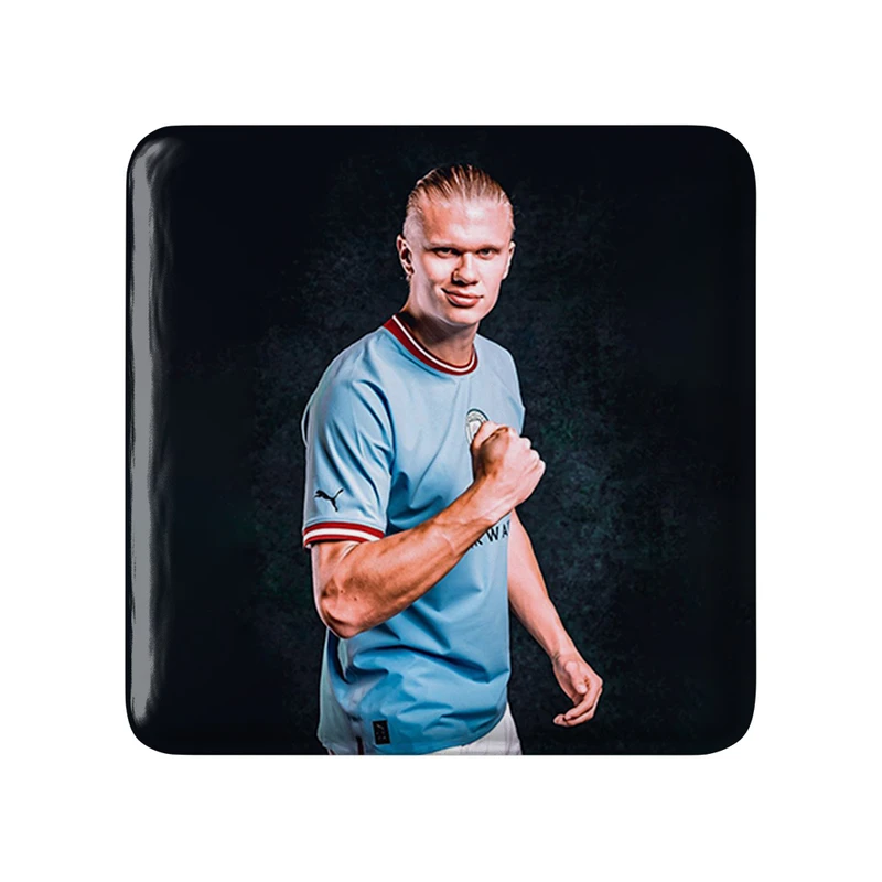 مگنت خندالو طرح ارلینگ هالند (Erling Haaland) مدل مربعی کد 36384