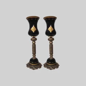 شمعدان کریستال سازان کد SH1534 بسته دو عددی