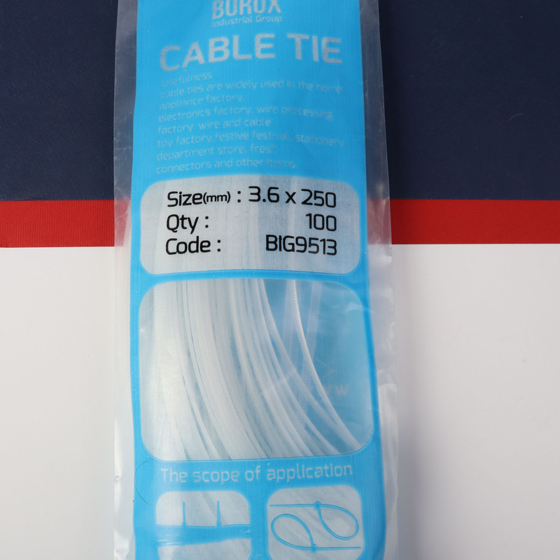 بست کمربندی بروکس مدل BIG9513 کد 25cm بسته 100 عددی بست کمربندی بروکس مدل BIG9513 کد 25cm بسته 100 عددی