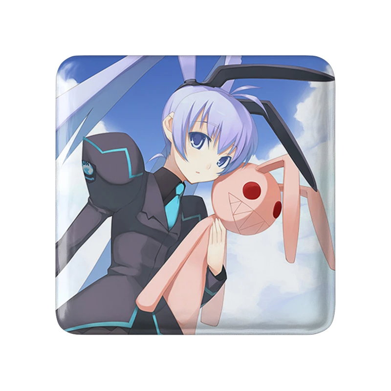 مگنت خندالو طرح بازی Muv Luv مدل مربعی کد 35297