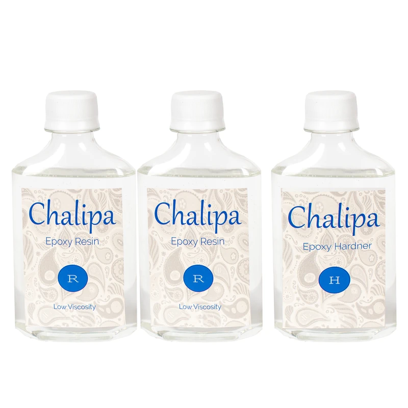 رزین اپوکسی چلیپا مدل RHR003 حجم 720 میلی لیتر بسته 2 عددی به همراه هاردنر