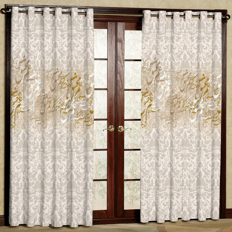 پرده مدل شعر مخمل پانچی کد 4331 سایز 200x140 سانتی متر