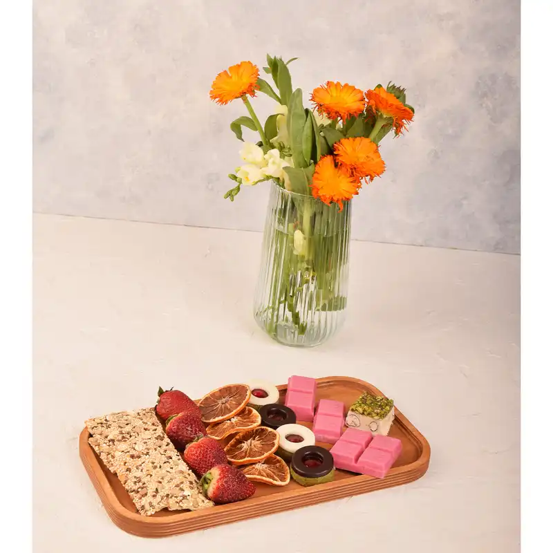 دیس چوبی مدل مستطیل کد 2