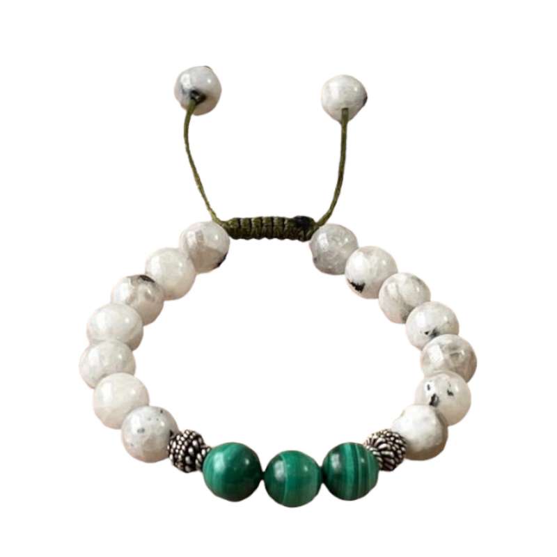 دستبند نقره زنانه مدل آرزو