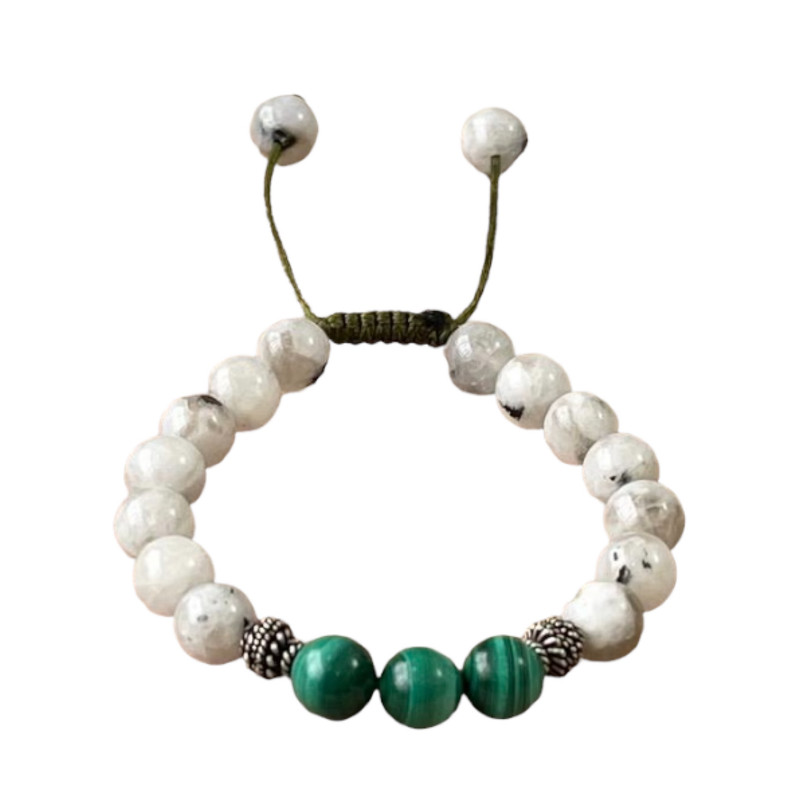 دستبند نقره زنانه مدل آرزو