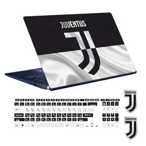 نقد و بررسی استیکر لپ تاپ توییجین و موییجین طرح Juventus کد 01 مناسب برای لپ تاپ 15.6 به همراه برچسب حروف فارسی کیبورد توسط خریداران