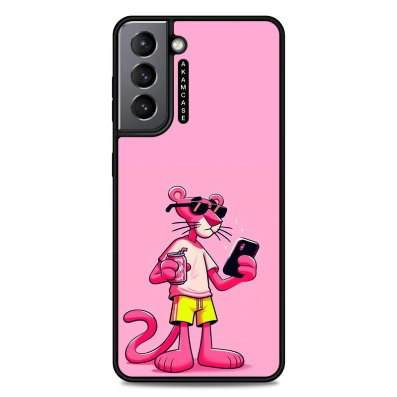 کاور آکام مدل AMC-WSGS21-PINK PANTHER8 مناسب برای گوشی موبایل سامسونگ Galaxy S21