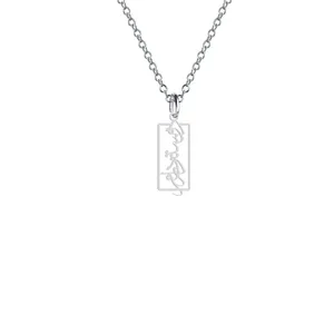 گردنبند نقره زنانه هایکا مدل دوستت دارم کد n.ha2-587