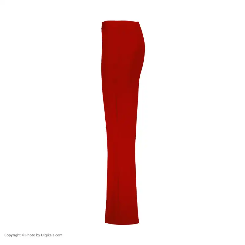 شلوار زنانه هاوین مدل 306 دمپا جلودوخت کمرکش رنگ قرمز
