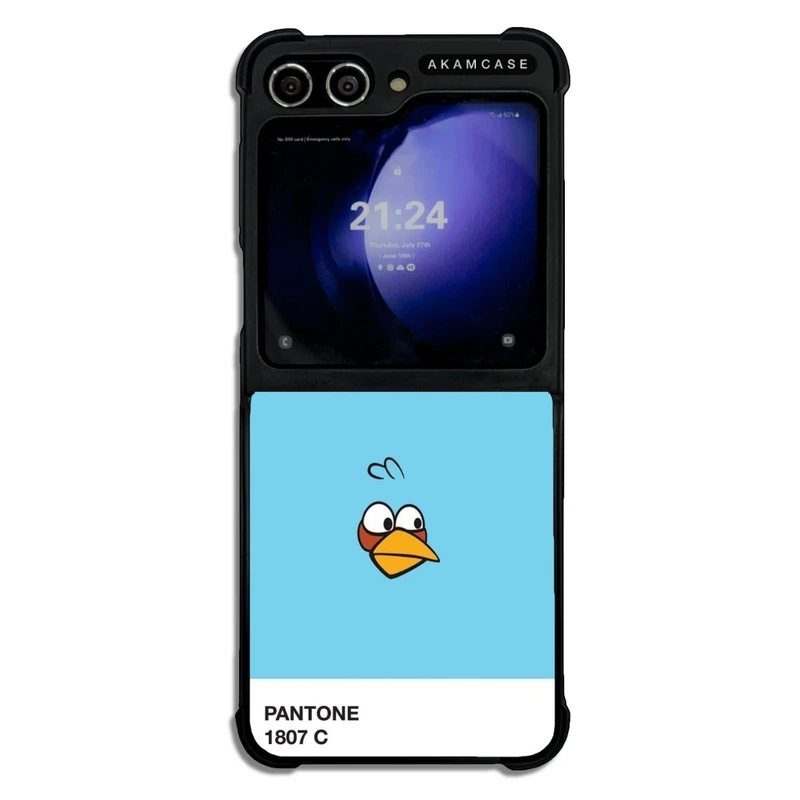 کاور آکام مدل AMC-WSGZFLIP5-ANGRY BIRDS10 مناسب برای گوشی موبایل سامسونگ Galaxy Z Flip 5